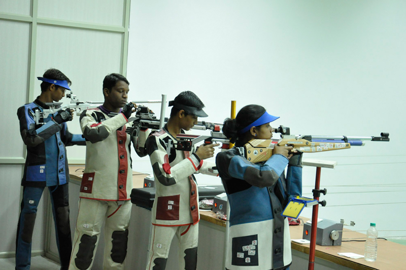 Riffle shooting competition